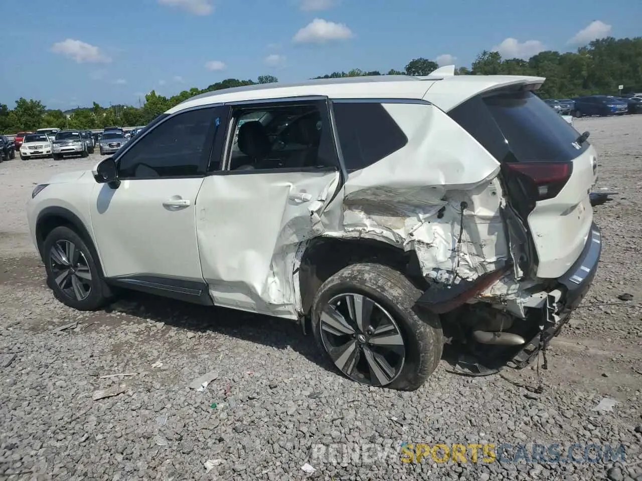 2 Photograph of a damaged car 5N1AT3CA0MC681052 NISSAN ROGUE 2021