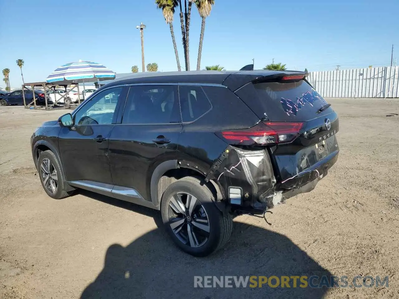 2 Photograph of a damaged car 5N1AT3CA0MC824288 NISSAN ROGUE 2021