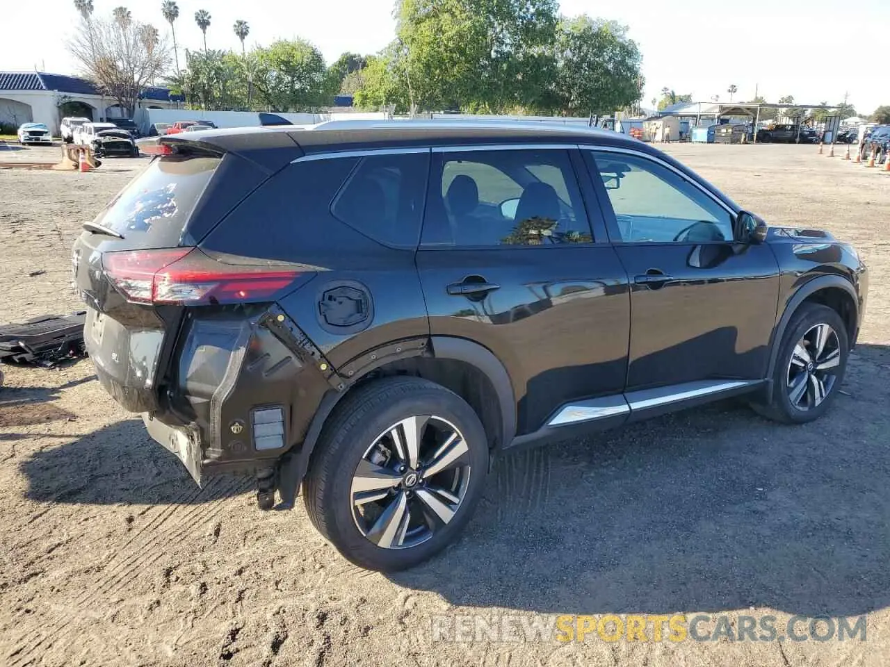 3 Photograph of a damaged car 5N1AT3CA0MC824288 NISSAN ROGUE 2021
