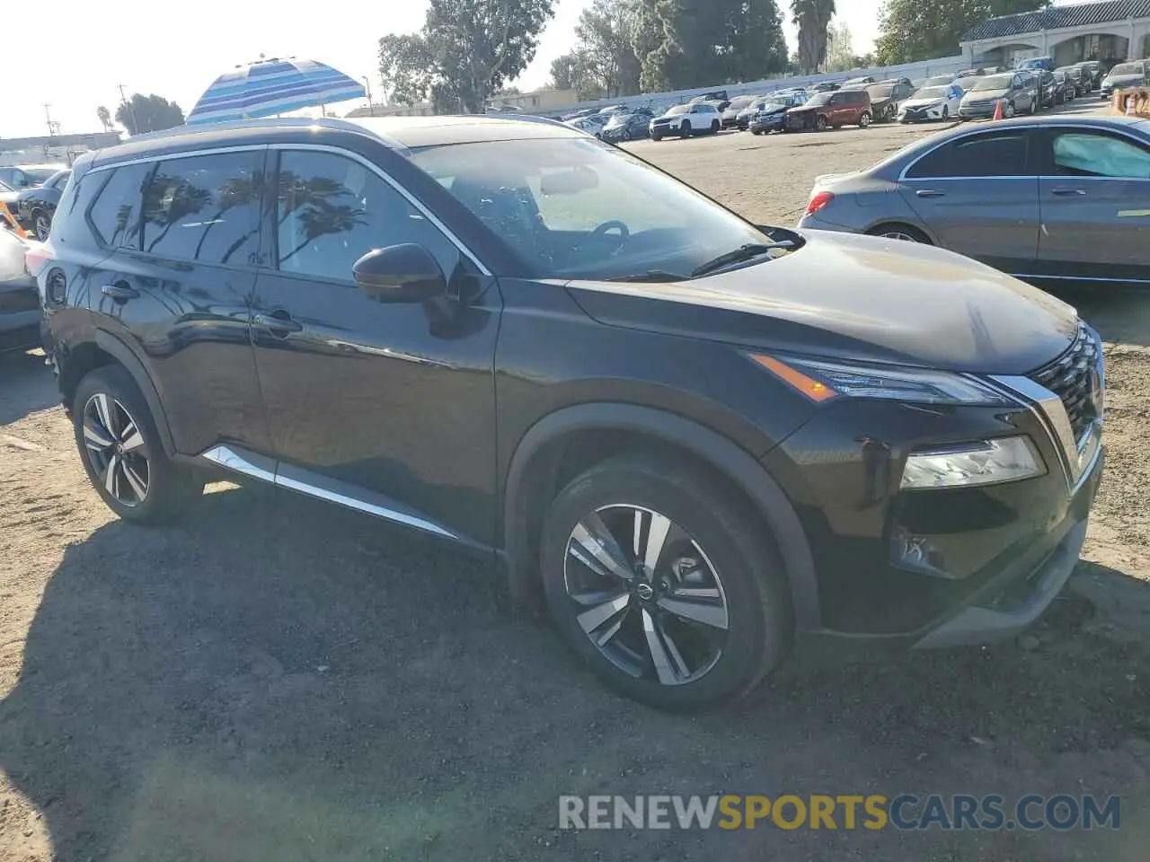 4 Photograph of a damaged car 5N1AT3CA0MC824288 NISSAN ROGUE 2021