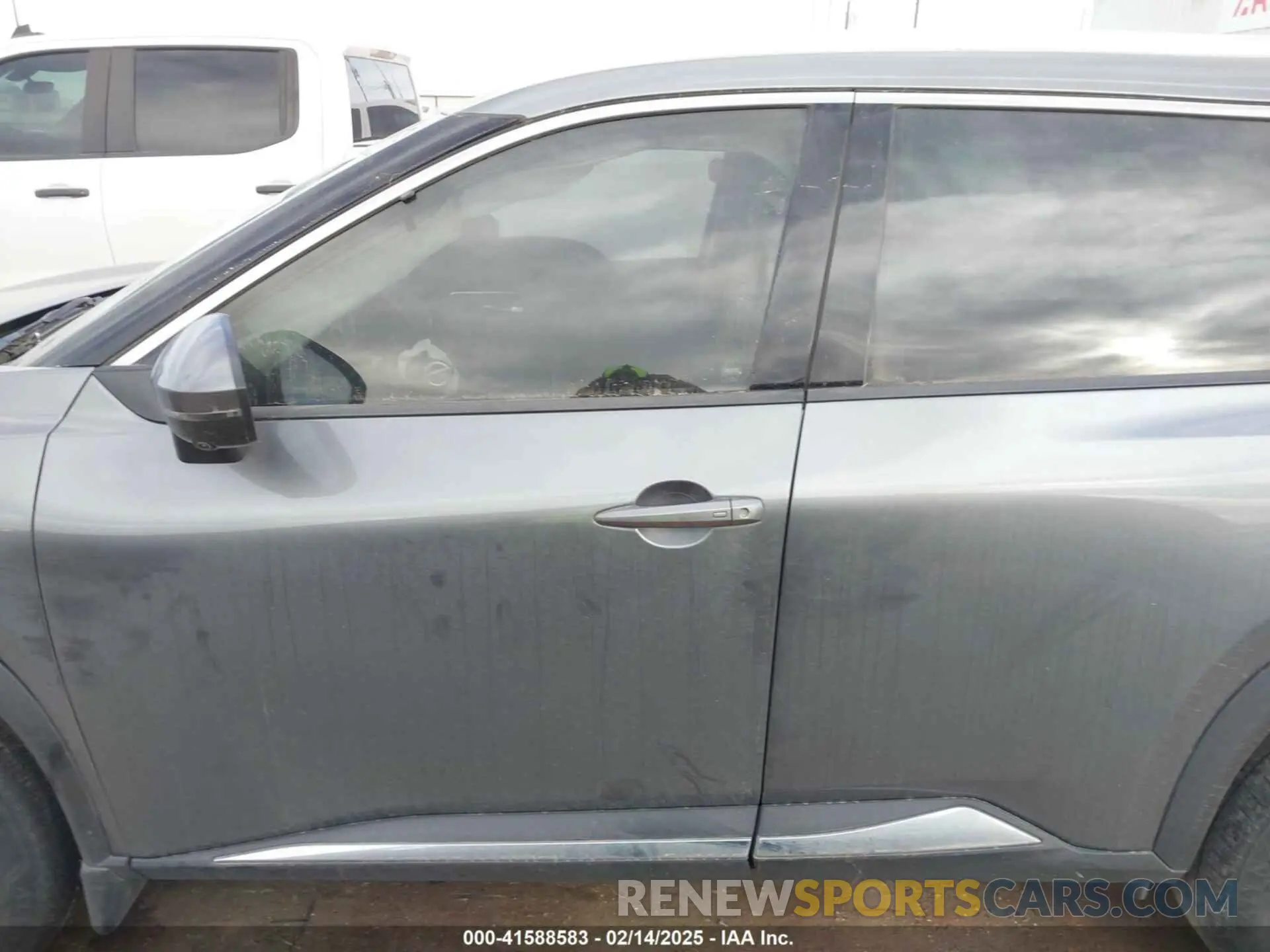 14 Photograph of a damaged car 5N1AT3CA0MC834075 NISSAN ROGUE 2021