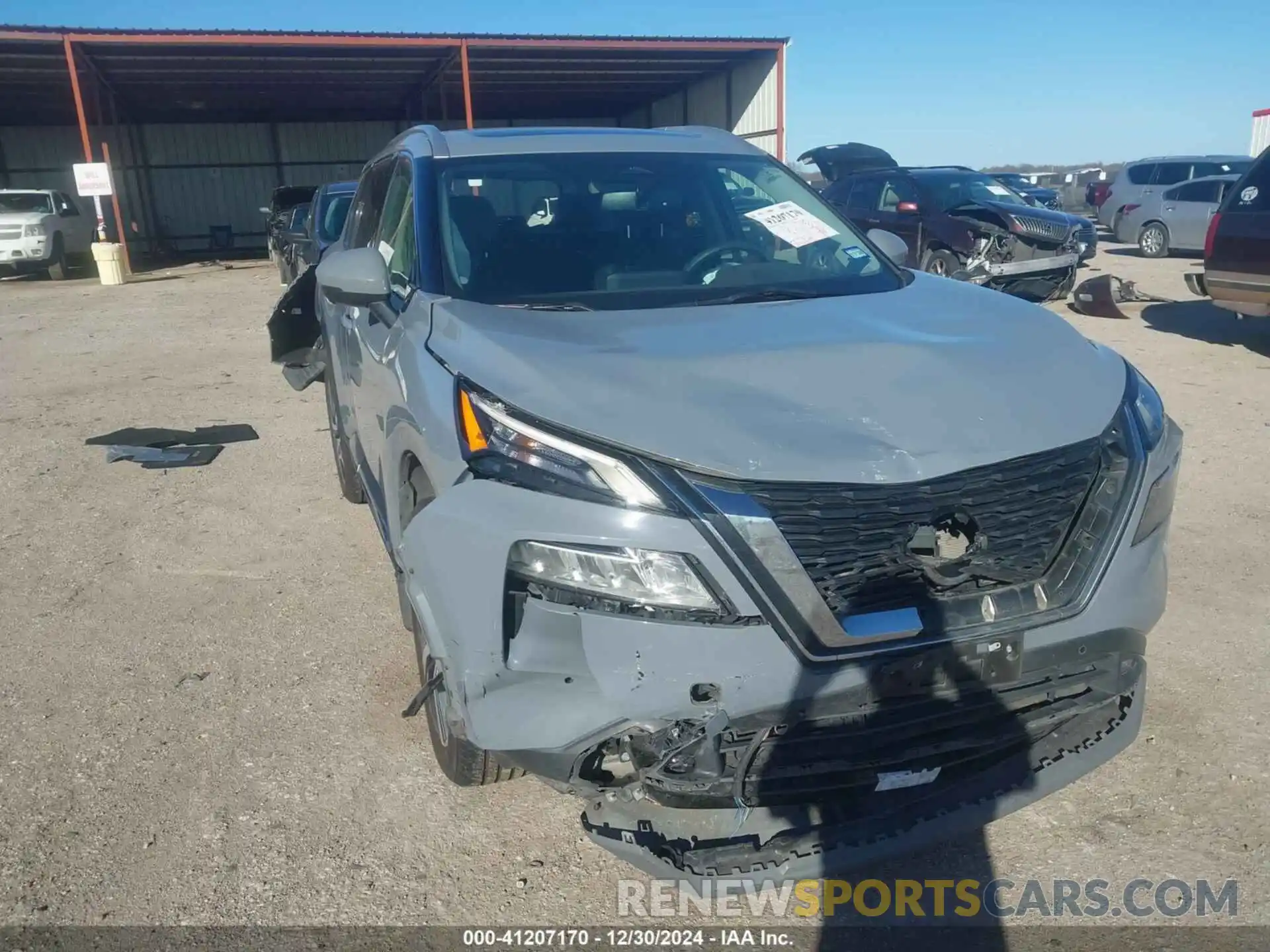 1 Photograph of a damaged car 5N1AT3CA0MC837588 NISSAN ROGUE 2021