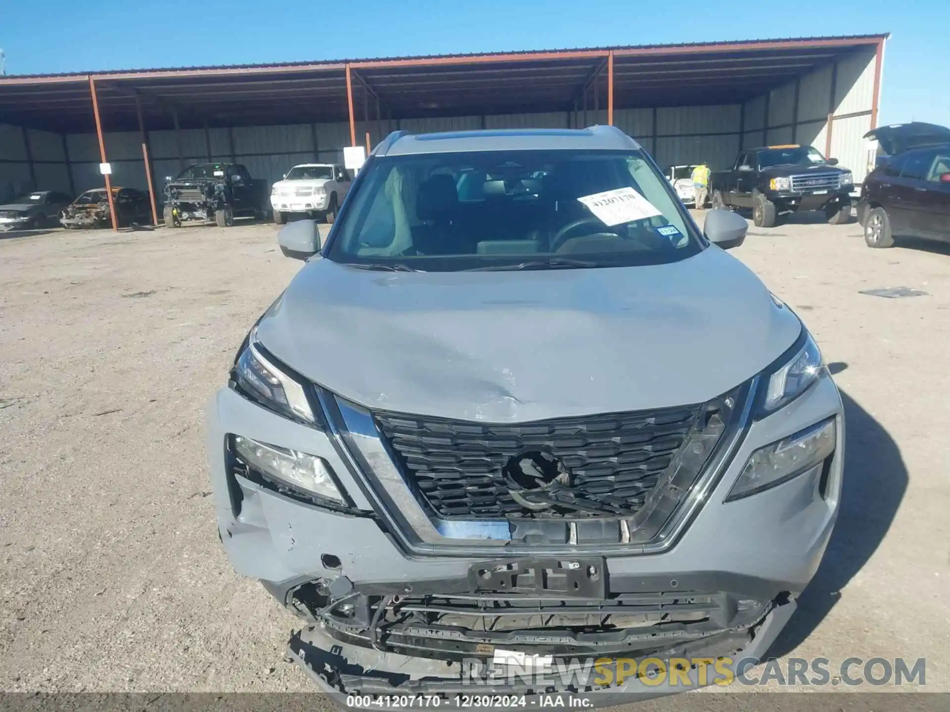 12 Photograph of a damaged car 5N1AT3CA0MC837588 NISSAN ROGUE 2021