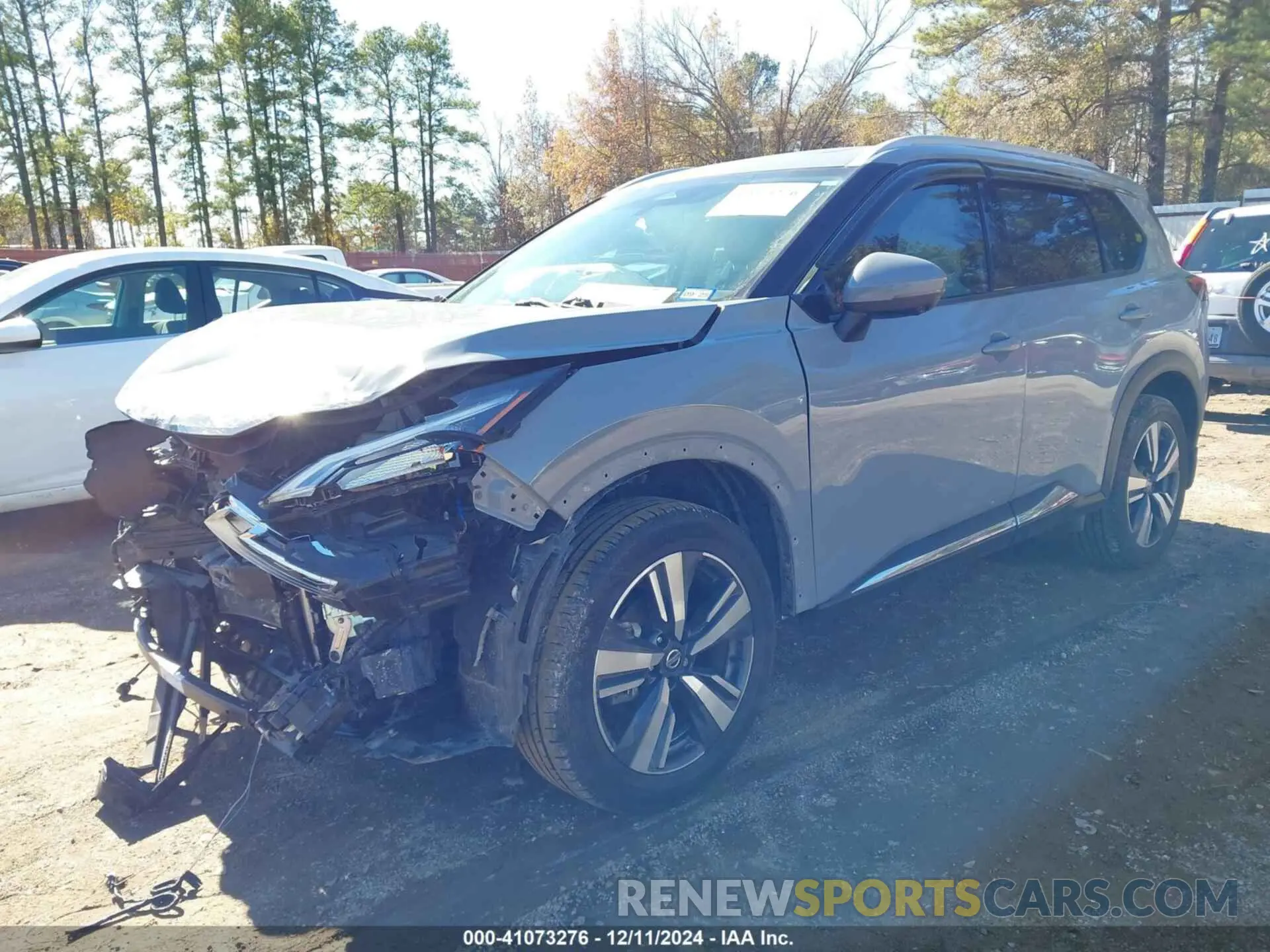 2 Photograph of a damaged car 5N1AT3CA1MC678502 NISSAN ROGUE 2021