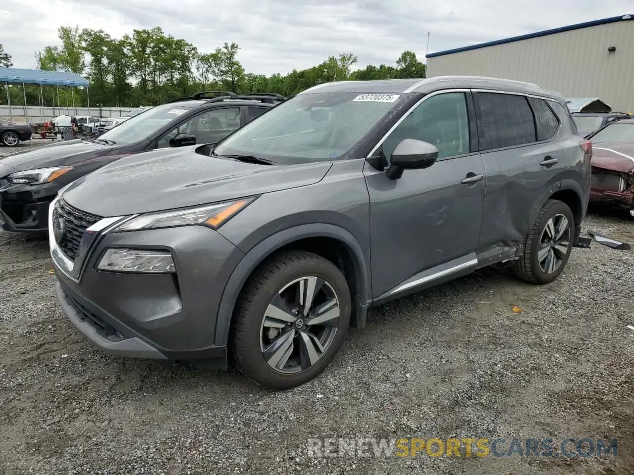 1 Photograph of a damaged car 5N1AT3CA1MC771097 NISSAN ROGUE 2021