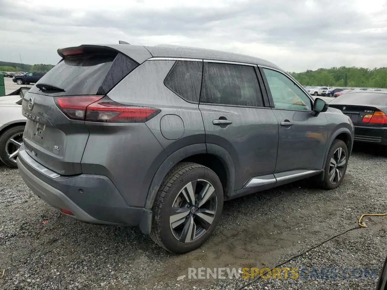 3 Photograph of a damaged car 5N1AT3CA1MC771097 NISSAN ROGUE 2021