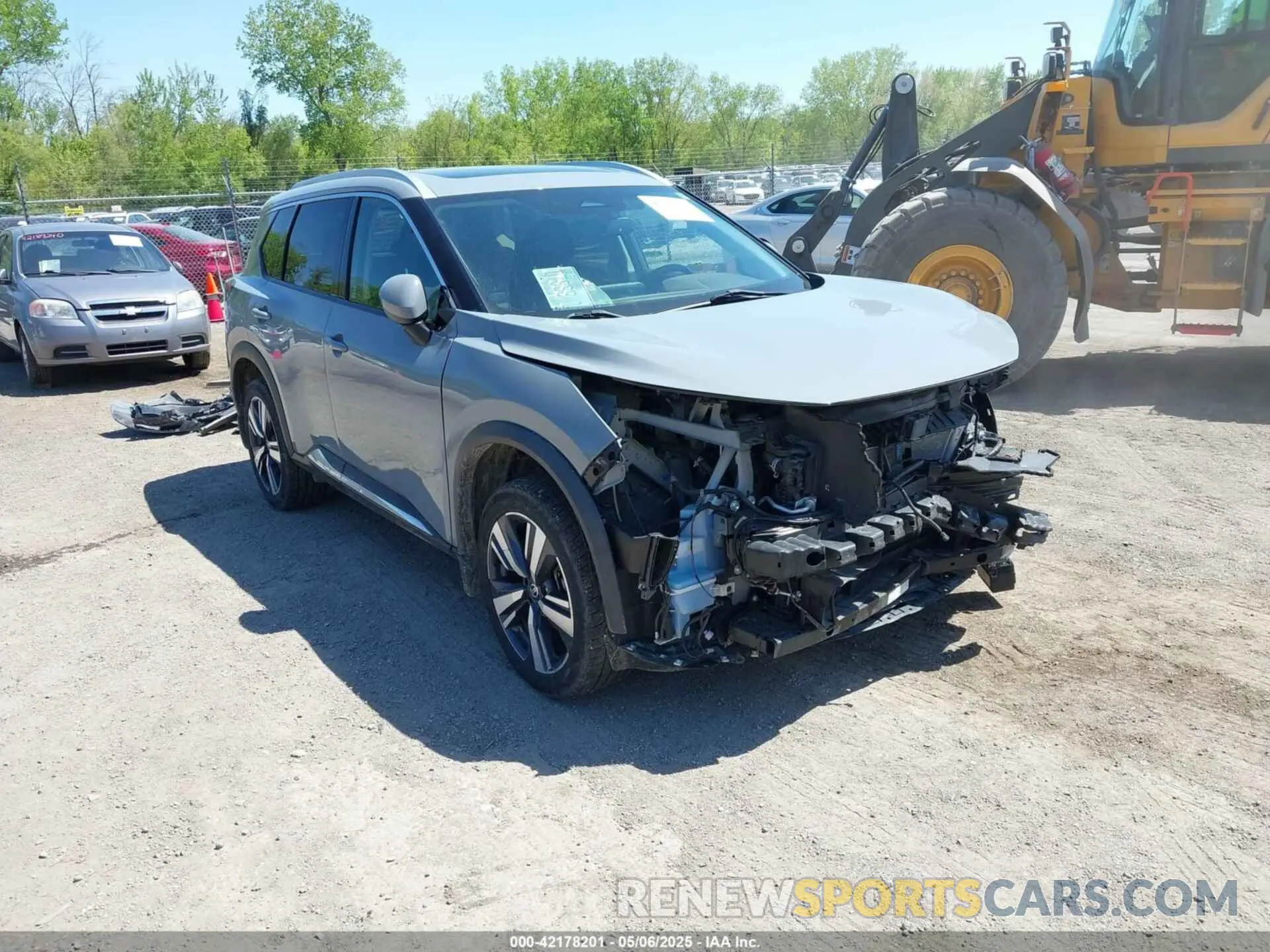 1 Photograph of a damaged car 5N1AT3CA3MC718899 NISSAN ROGUE 2021