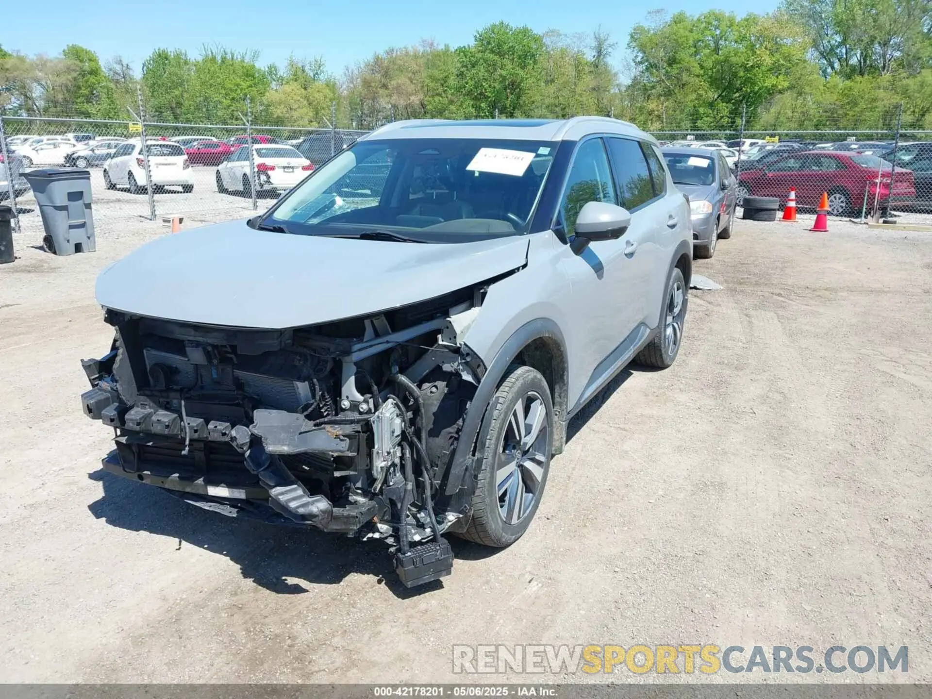 2 Photograph of a damaged car 5N1AT3CA3MC718899 NISSAN ROGUE 2021