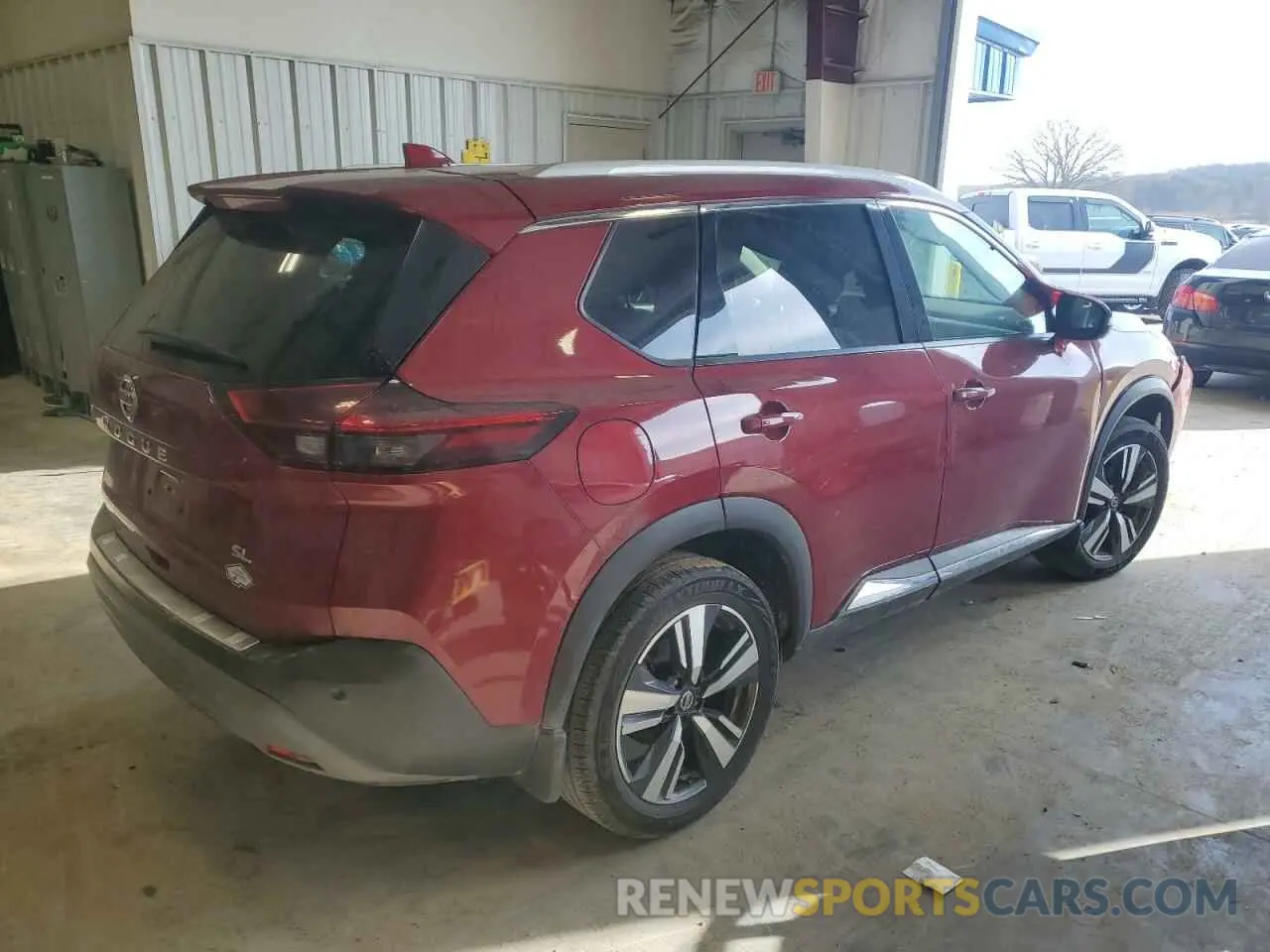 3 Photograph of a damaged car 5N1AT3CA3MC740448 NISSAN ROGUE 2021