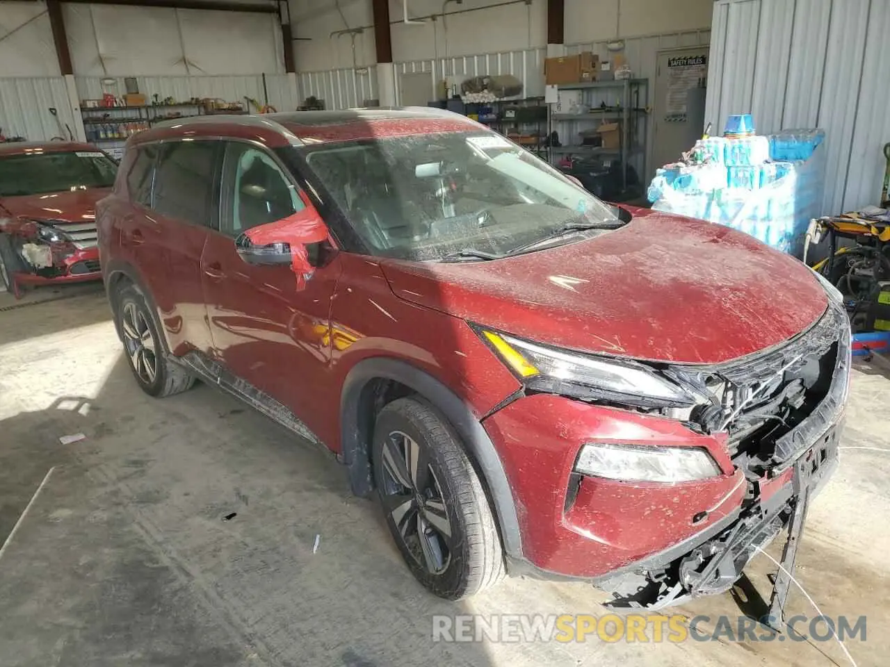 4 Photograph of a damaged car 5N1AT3CA3MC740448 NISSAN ROGUE 2021
