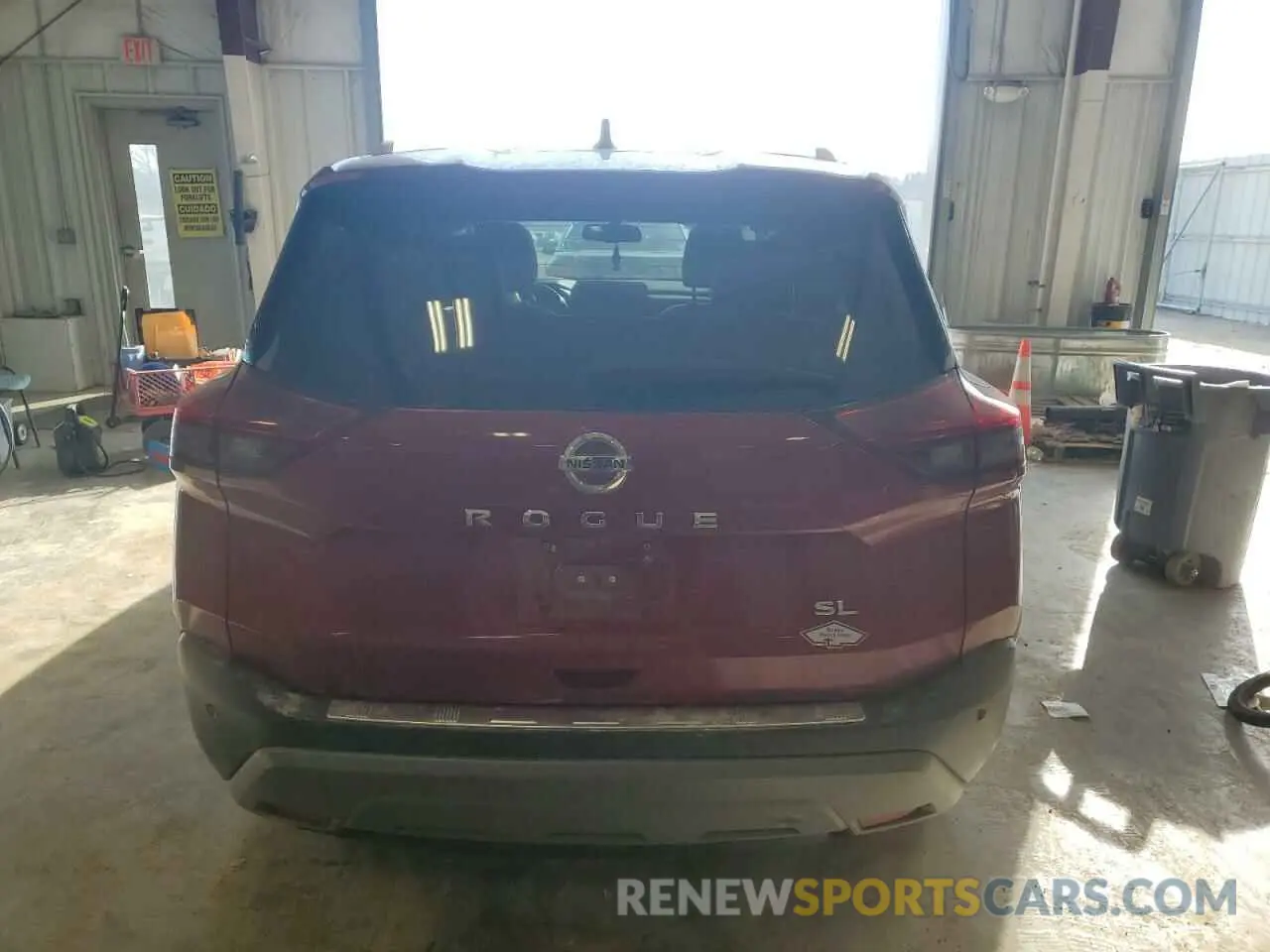 6 Photograph of a damaged car 5N1AT3CA3MC740448 NISSAN ROGUE 2021