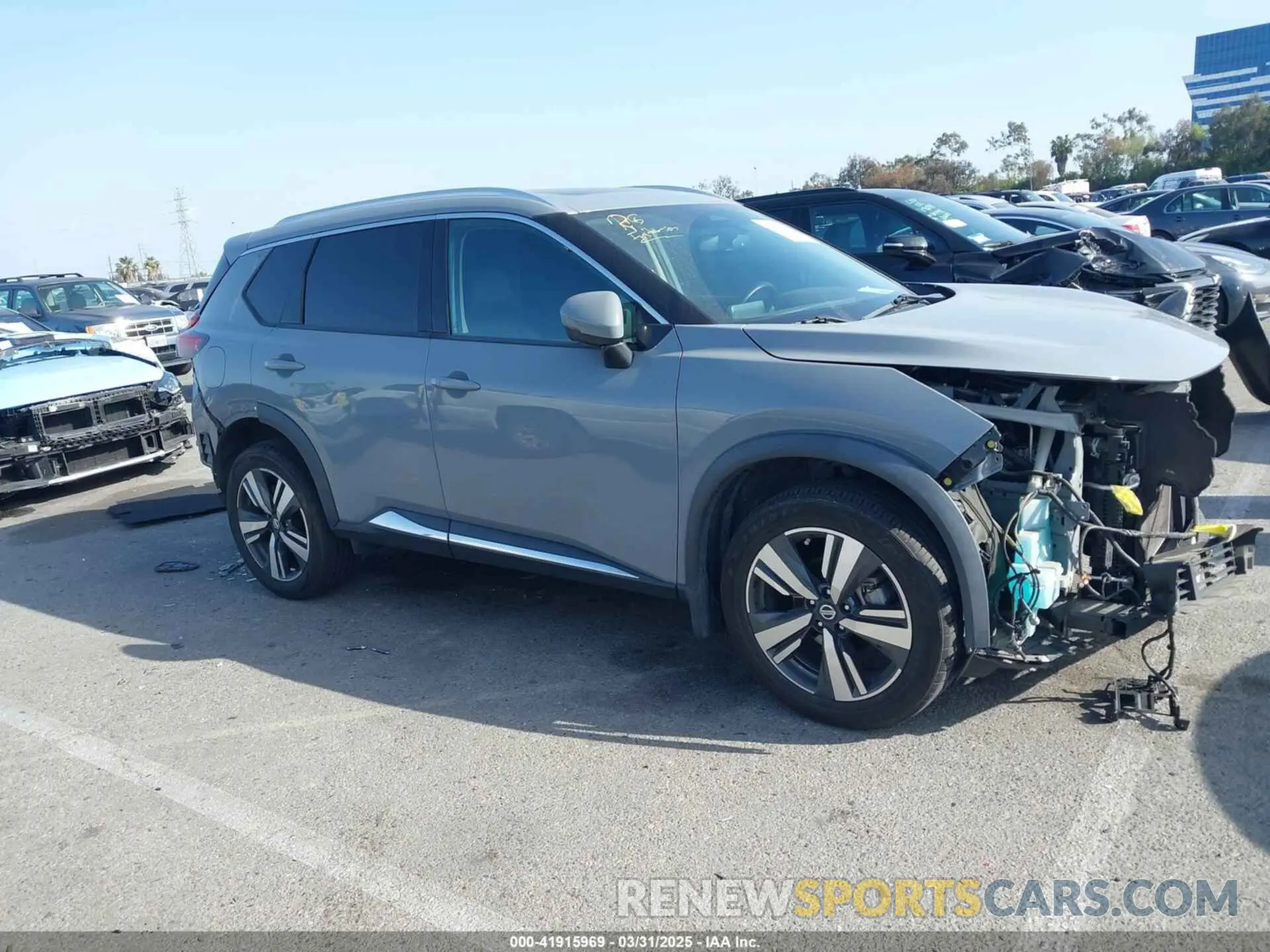 14 Photograph of a damaged car 5N1AT3CA3MC780173 NISSAN ROGUE 2021