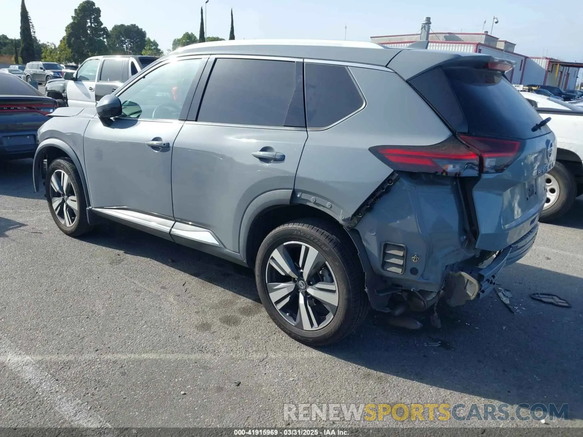 3 Photograph of a damaged car 5N1AT3CA3MC780173 NISSAN ROGUE 2021