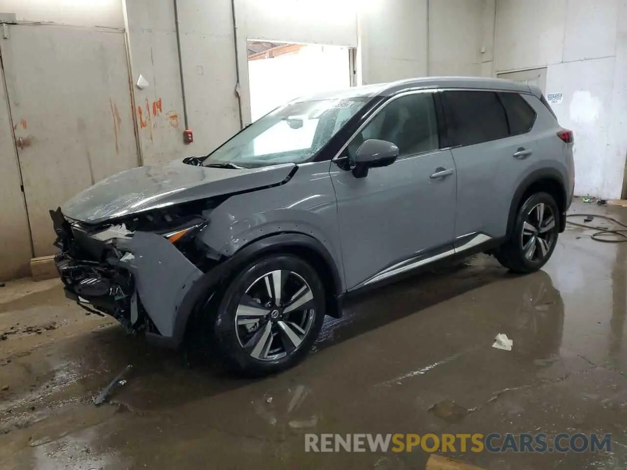 1 Photograph of a damaged car 5N1AT3CA3MC822261 NISSAN ROGUE 2021