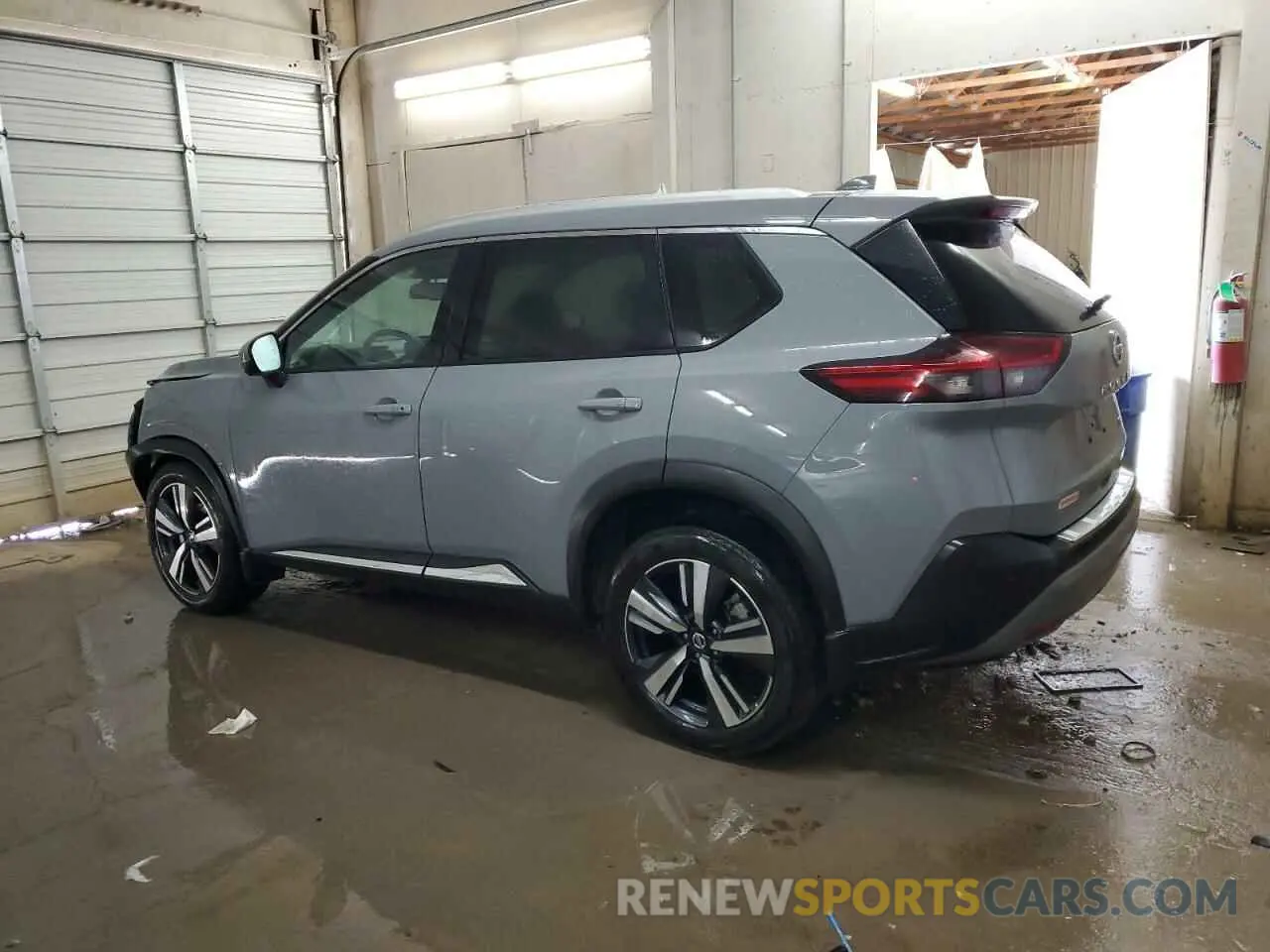 2 Photograph of a damaged car 5N1AT3CA3MC822261 NISSAN ROGUE 2021