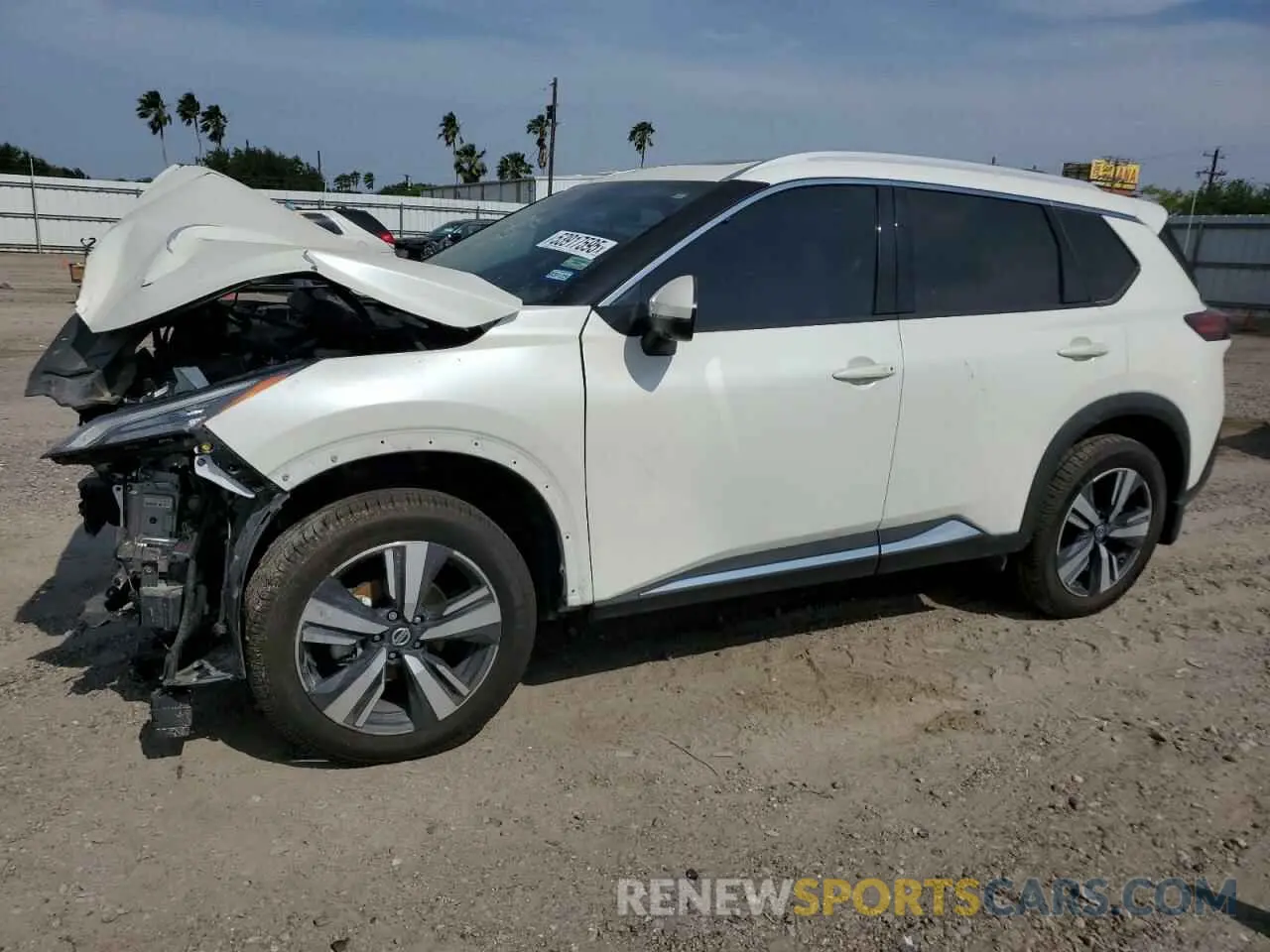 1 Photograph of a damaged car 5N1AT3CA4MC718443 NISSAN ROGUE 2021