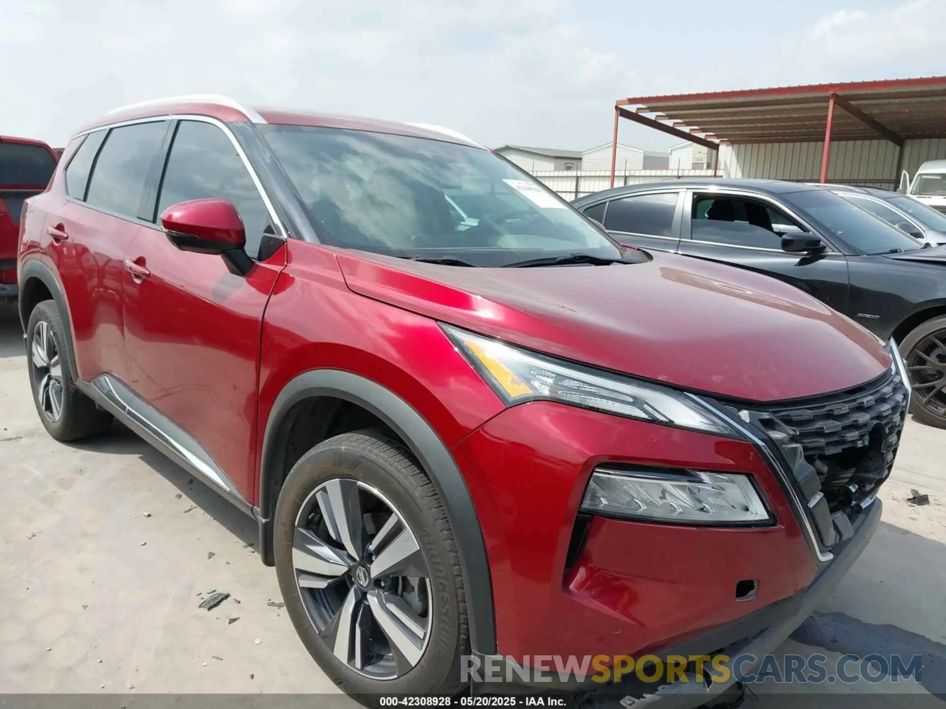 1 Photograph of a damaged car 5N1AT3CA4MC747778 NISSAN ROGUE 2021