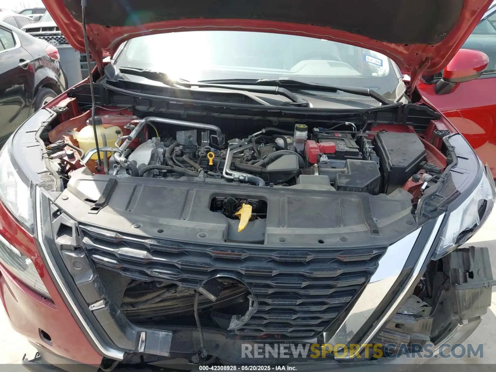 10 Photograph of a damaged car 5N1AT3CA4MC747778 NISSAN ROGUE 2021