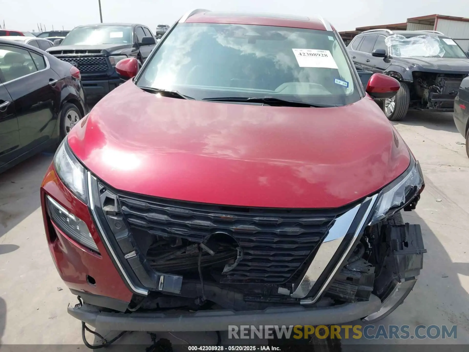 12 Photograph of a damaged car 5N1AT3CA4MC747778 NISSAN ROGUE 2021