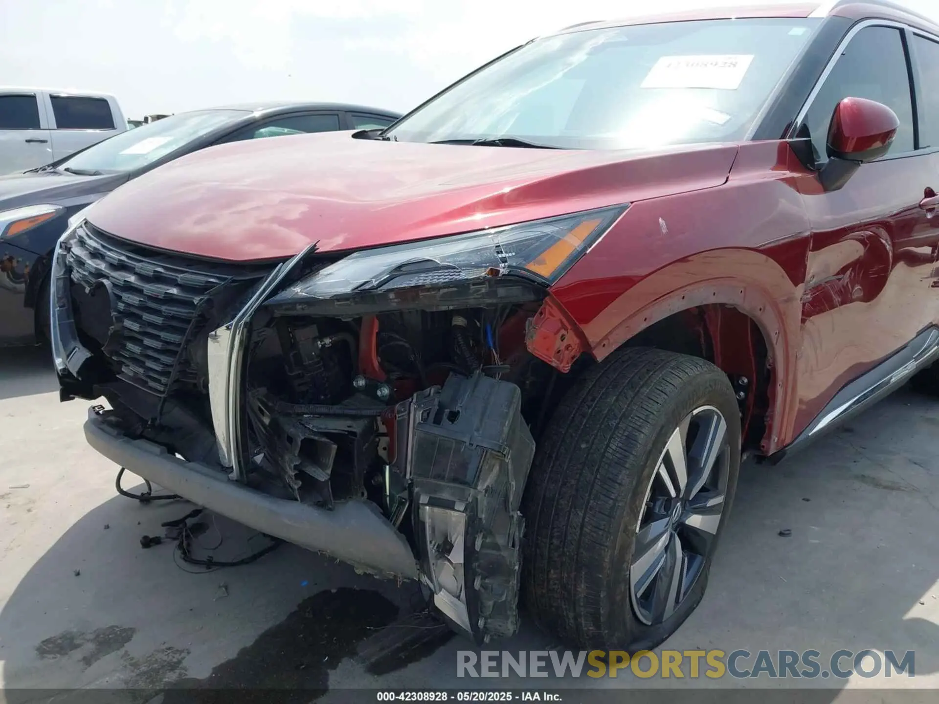 6 Photograph of a damaged car 5N1AT3CA4MC747778 NISSAN ROGUE 2021