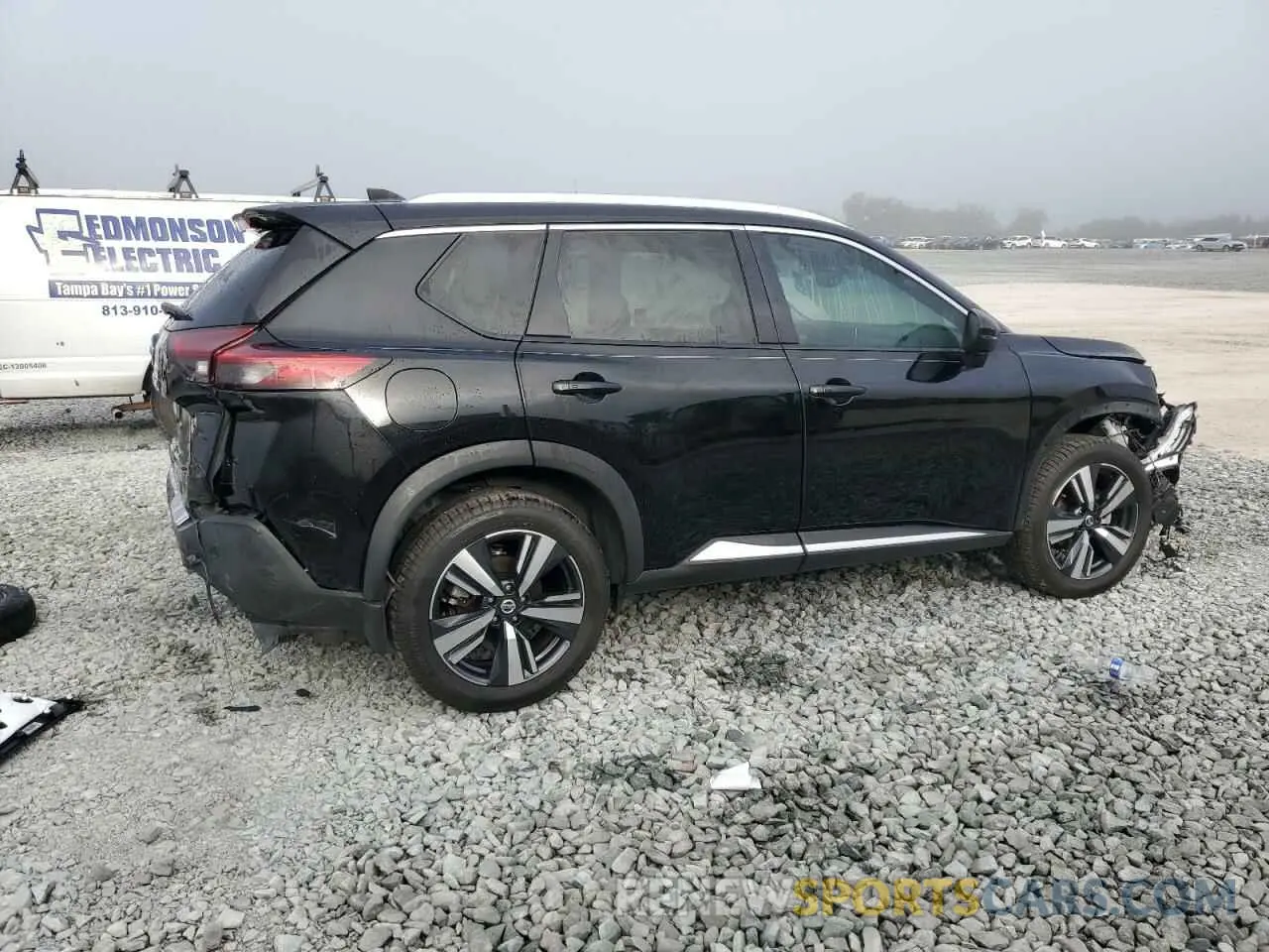 3 Photograph of a damaged car 5N1AT3CA4MC798746 NISSAN ROGUE 2021