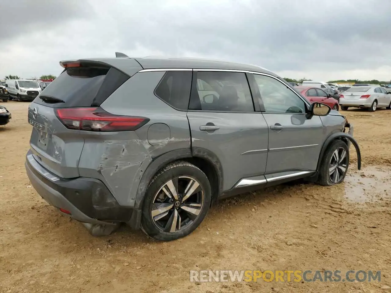 3 Photograph of a damaged car 5N1AT3CA5MC690247 NISSAN ROGUE 2021