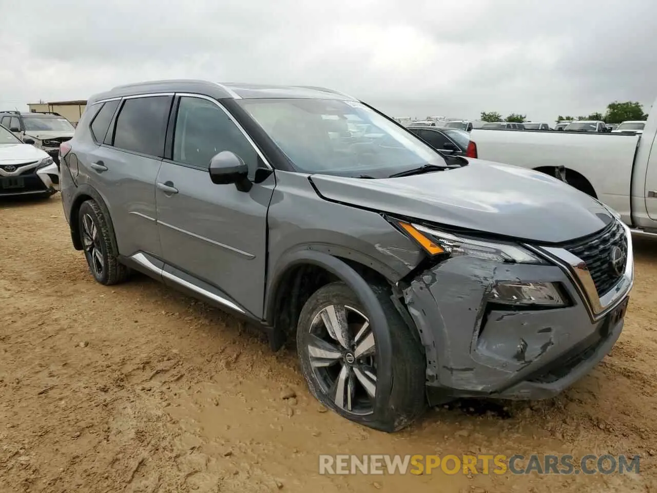 4 Photograph of a damaged car 5N1AT3CA5MC690247 NISSAN ROGUE 2021