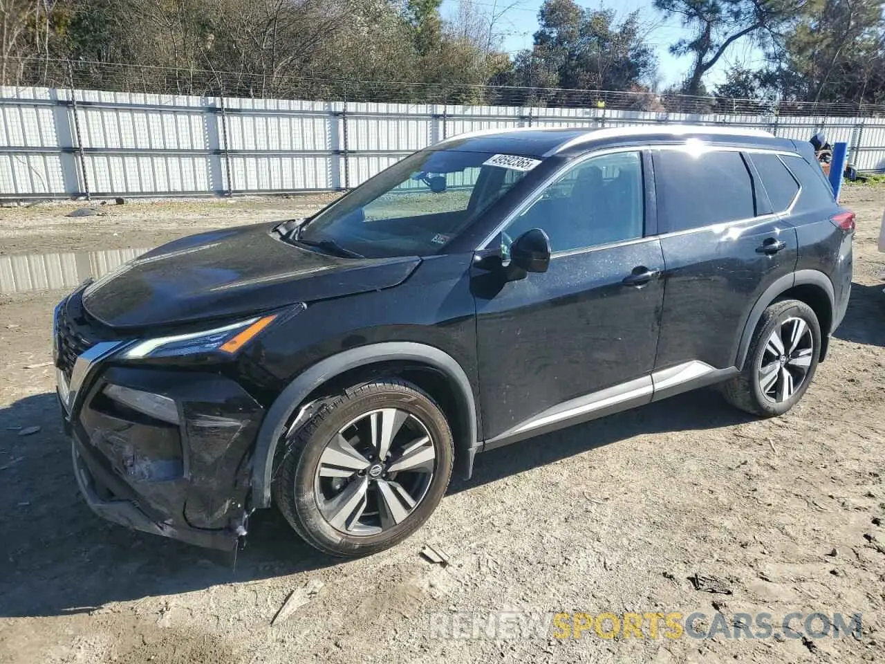 1 Photograph of a damaged car 5N1AT3CA5MC692595 NISSAN ROGUE 2021