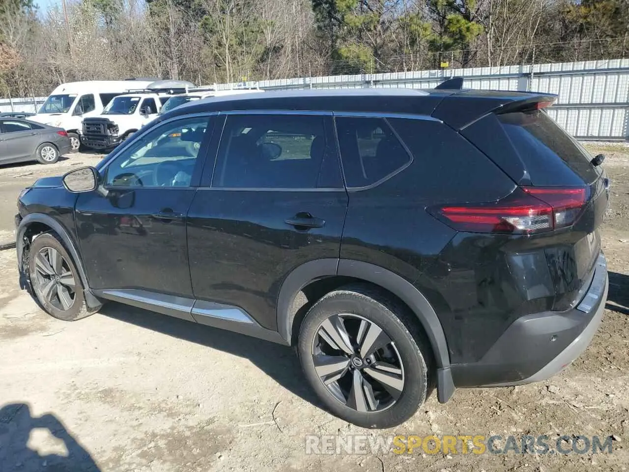 2 Photograph of a damaged car 5N1AT3CA5MC692595 NISSAN ROGUE 2021
