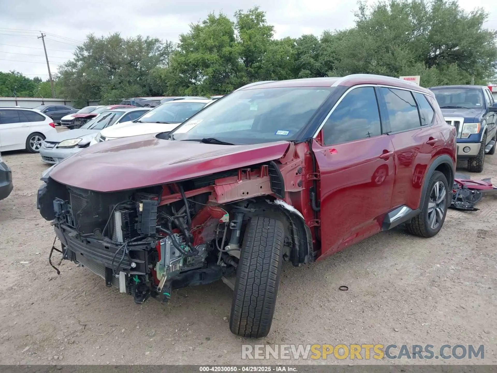 2 Photograph of a damaged car 5N1AT3CA5MC799288 NISSAN ROGUE 2021