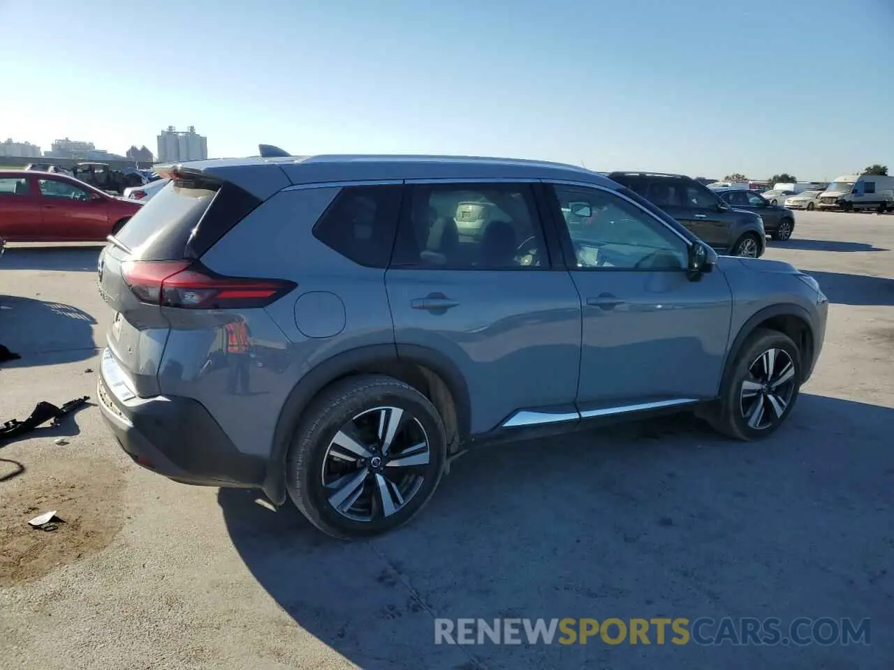 3 Photograph of a damaged car 5N1AT3CA7MC847759 NISSAN ROGUE 2021