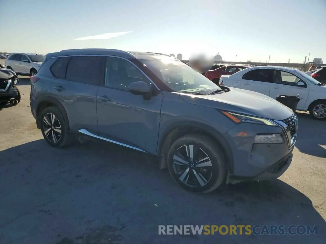 4 Photograph of a damaged car 5N1AT3CA7MC847759 NISSAN ROGUE 2021