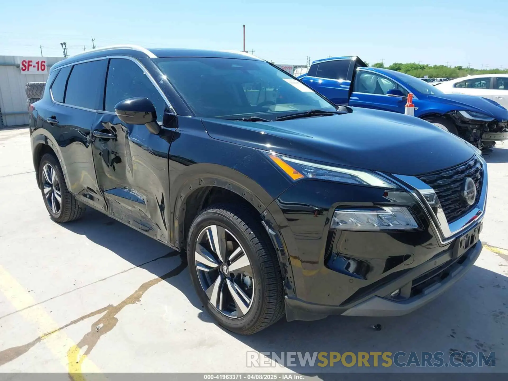 1 Photograph of a damaged car 5N1AT3CA8MC684040 NISSAN ROGUE 2021
