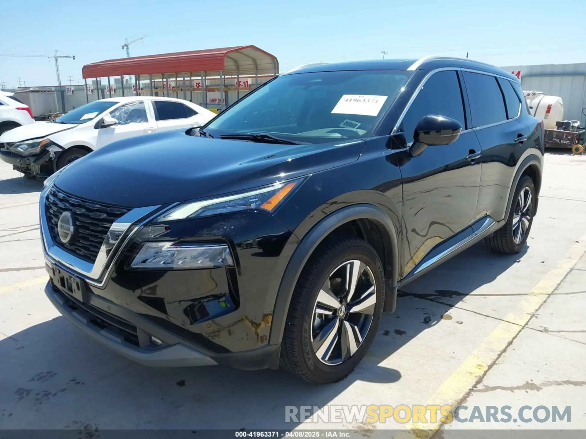 2 Photograph of a damaged car 5N1AT3CA8MC684040 NISSAN ROGUE 2021