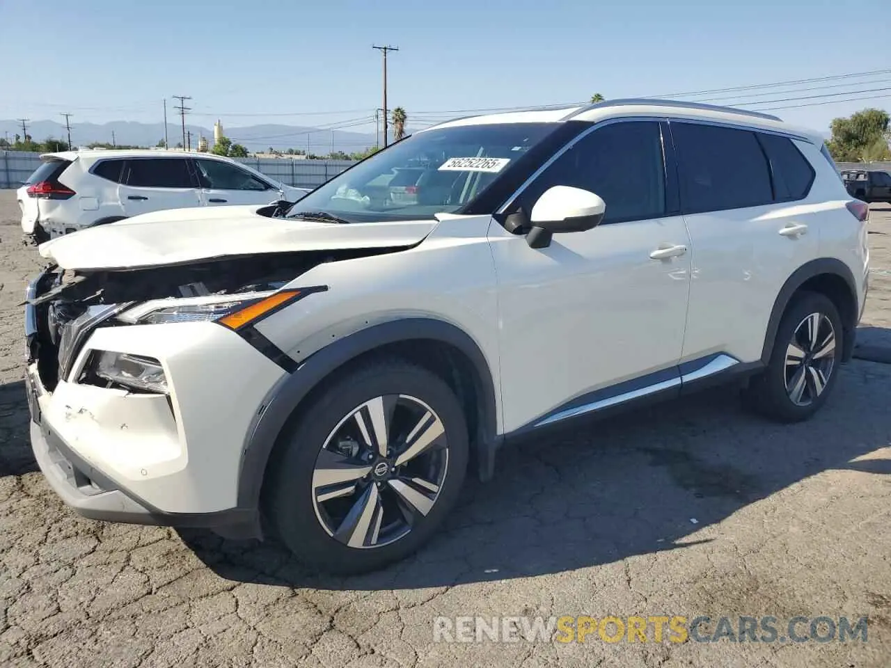 1 Photograph of a damaged car 5N1AT3CA8MC719935 NISSAN ROGUE 2021