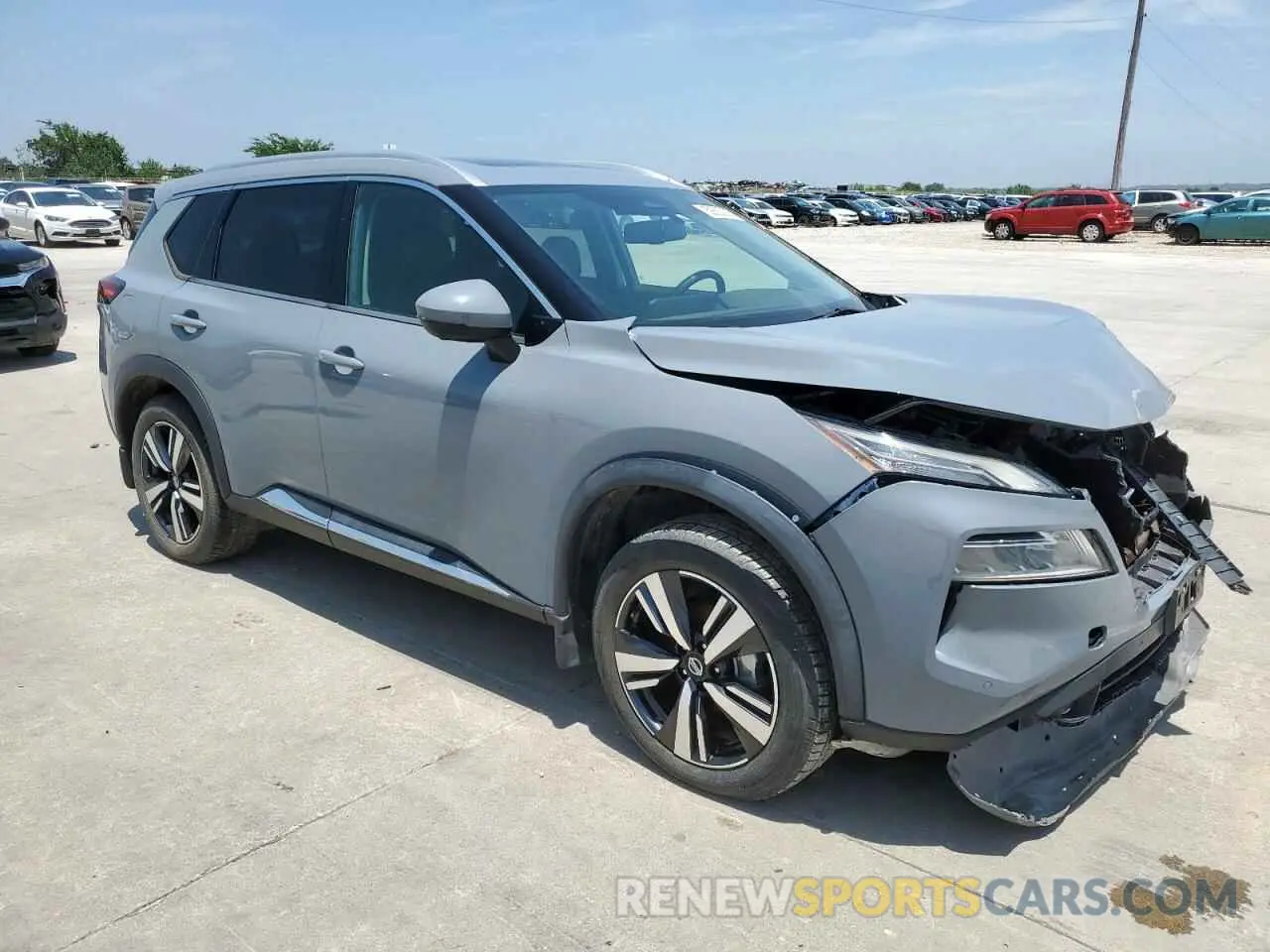 4 Photograph of a damaged car 5N1AT3CA8MC807240 NISSAN ROGUE 2021