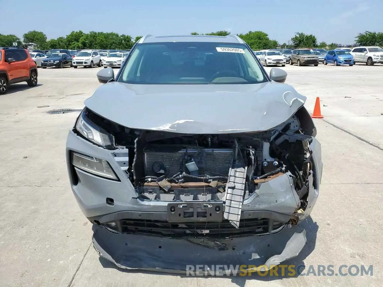 5 Photograph of a damaged car 5N1AT3CA8MC807240 NISSAN ROGUE 2021