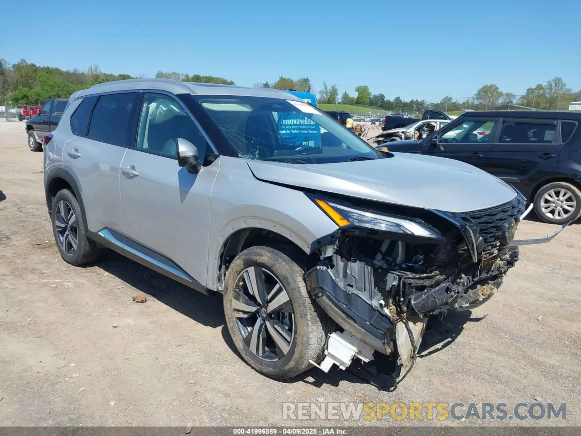 1 Photograph of a damaged car 5N1AT3CAXMC709536 NISSAN ROGUE 2021