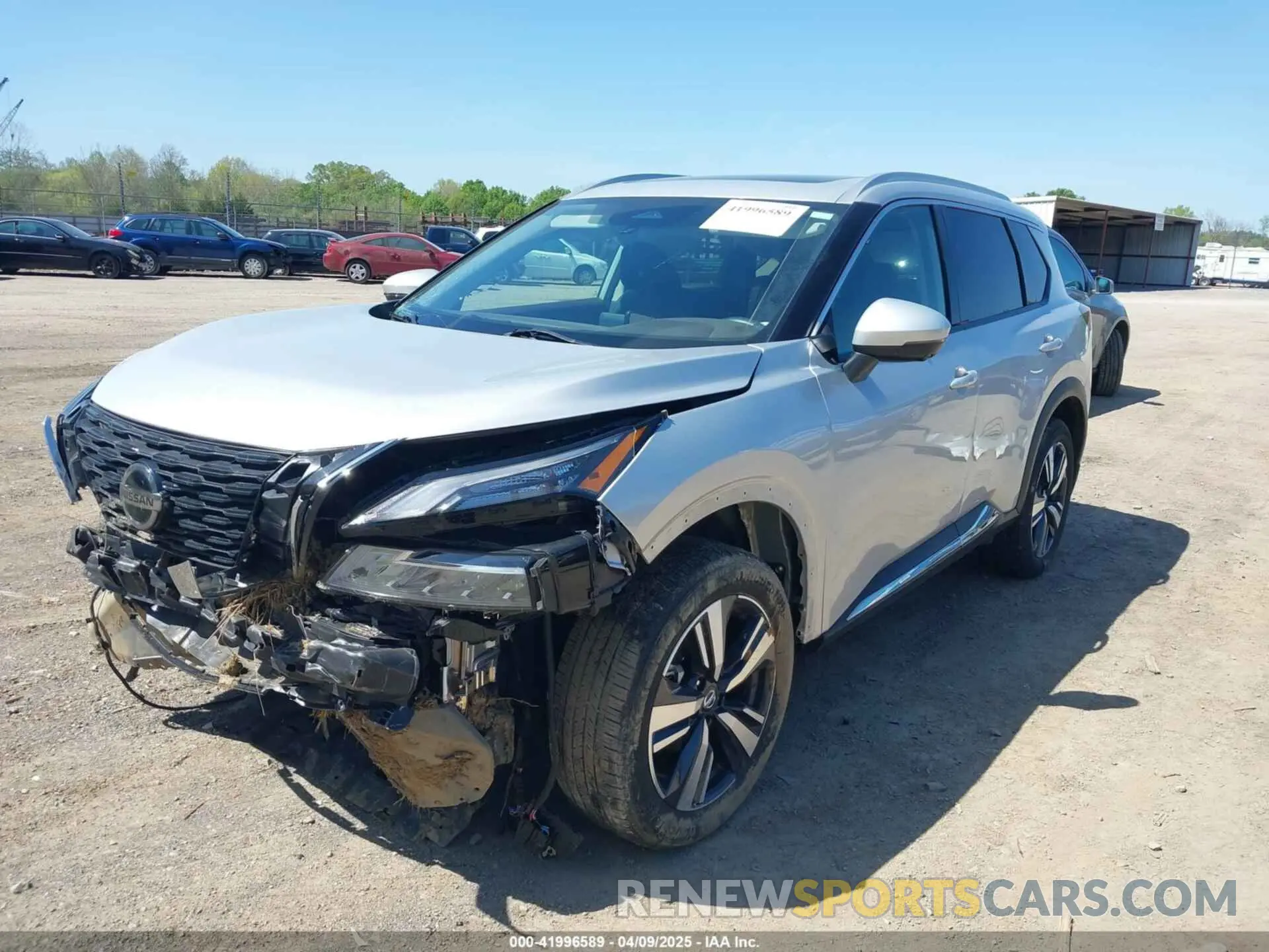 2 Photograph of a damaged car 5N1AT3CAXMC709536 NISSAN ROGUE 2021