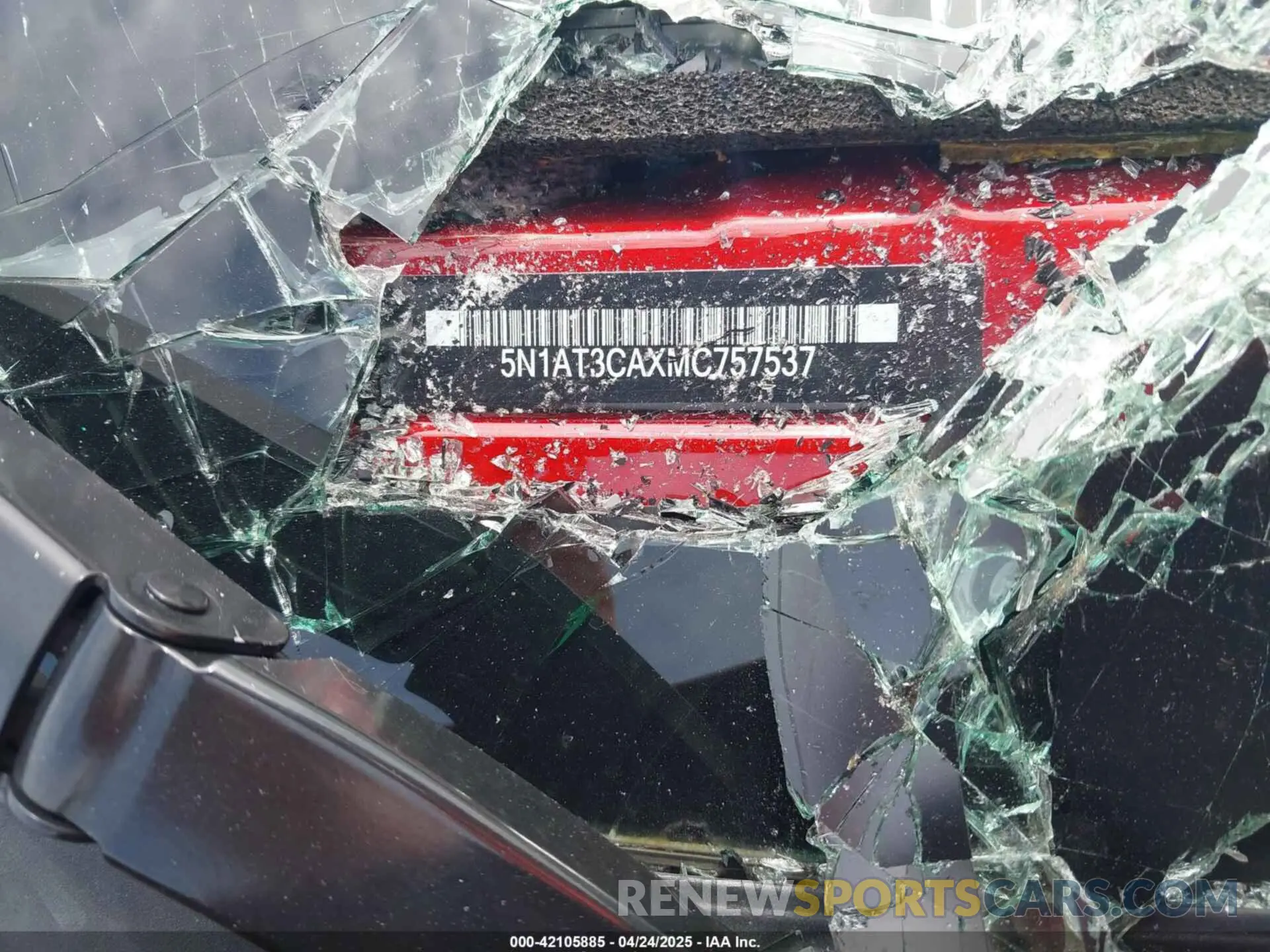 9 Photograph of a damaged car 5N1AT3CAXMC757537 NISSAN ROGUE 2021