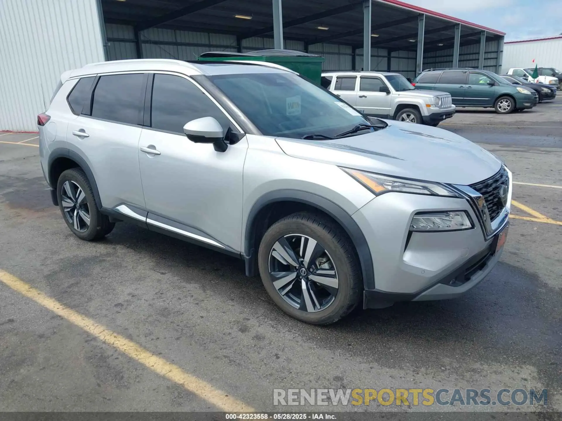 1 Photograph of a damaged car 5N1AT3CAXMC818465 NISSAN ROGUE 2021