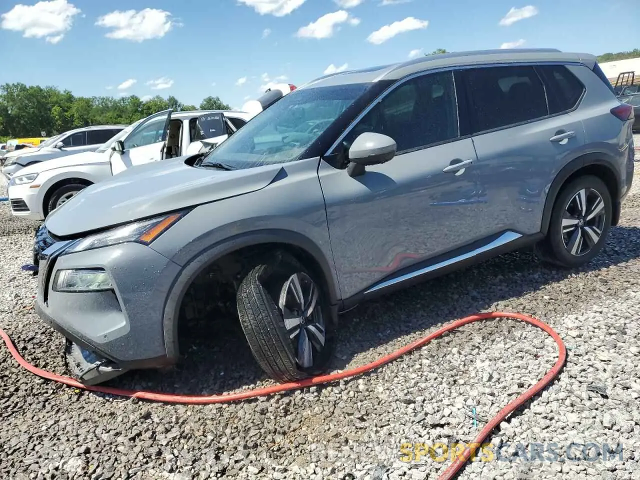 1 Photograph of a damaged car 5N1AT3CAXMC829689 NISSAN ROGUE 2021