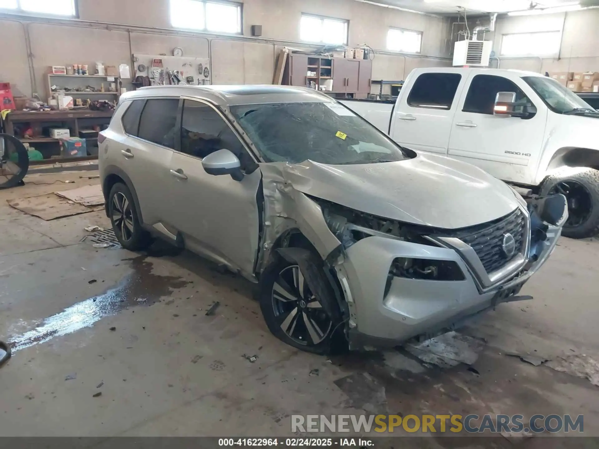 1 Photograph of a damaged car 5N1AT3CB0MC725429 NISSAN ROGUE 2021