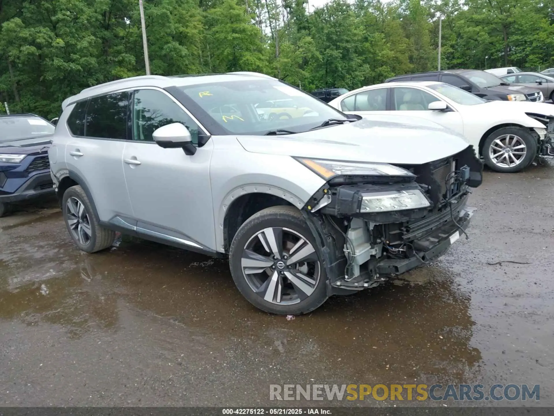 1 Photograph of a damaged car 5N1AT3CB0MC796789 NISSAN ROGUE 2021