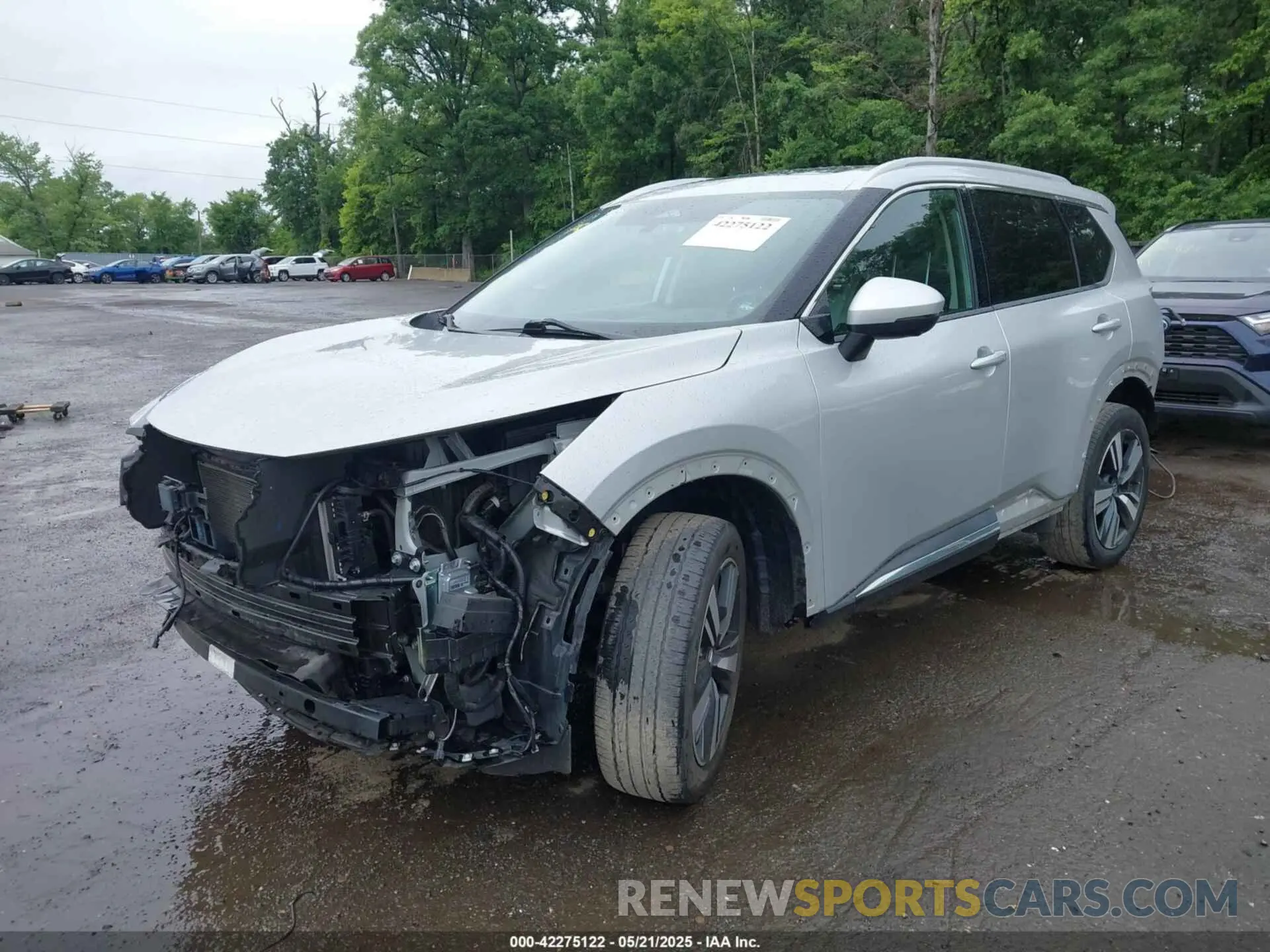 2 Photograph of a damaged car 5N1AT3CB0MC796789 NISSAN ROGUE 2021