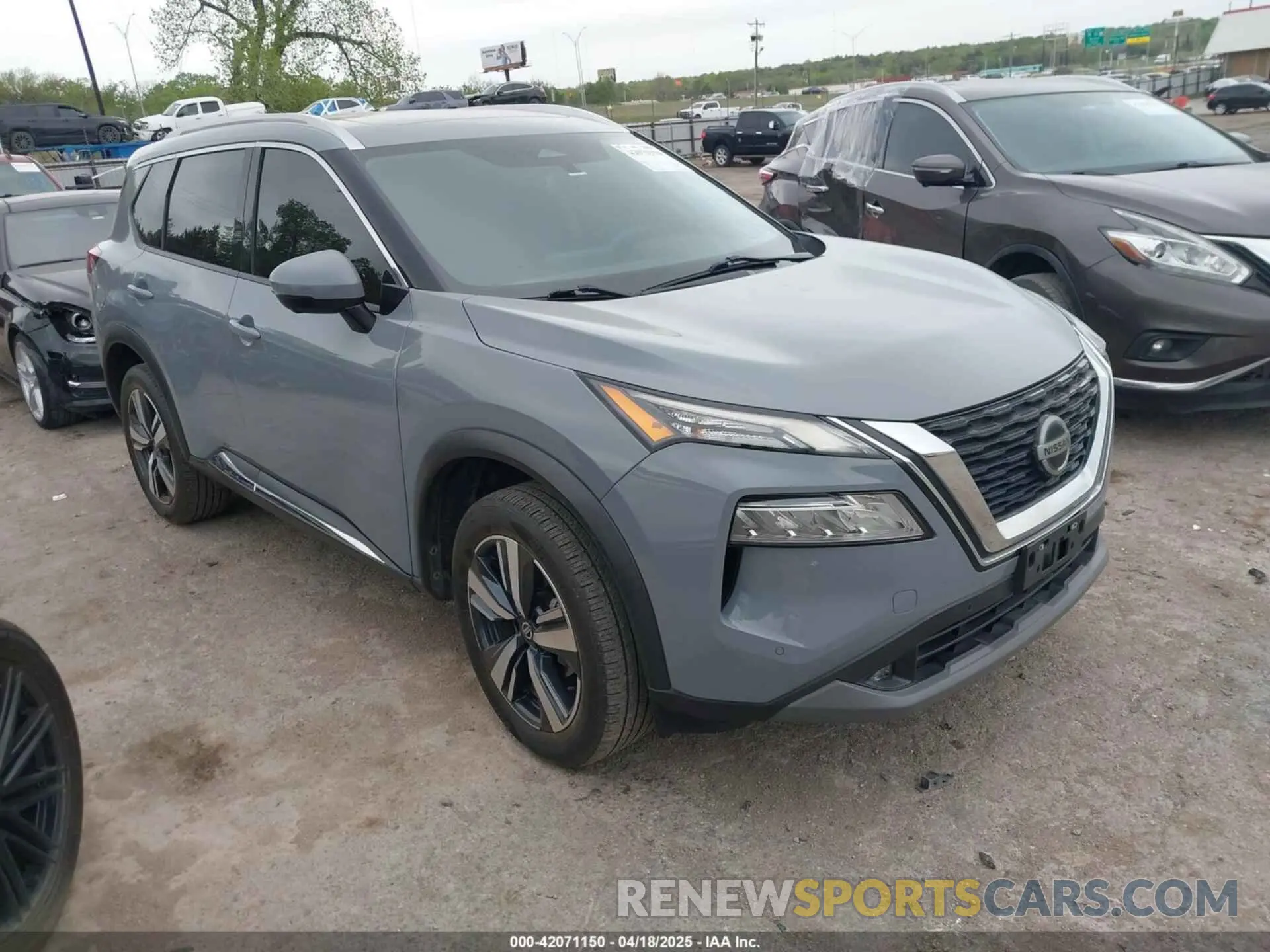 1 Photograph of a damaged car 5N1AT3CB1MC793223 NISSAN ROGUE 2021