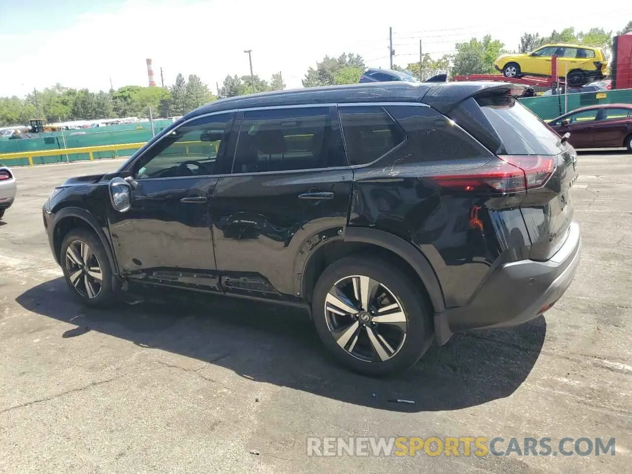 2 Photograph of a damaged car 5N1AT3CB1MC827015 NISSAN ROGUE 2021