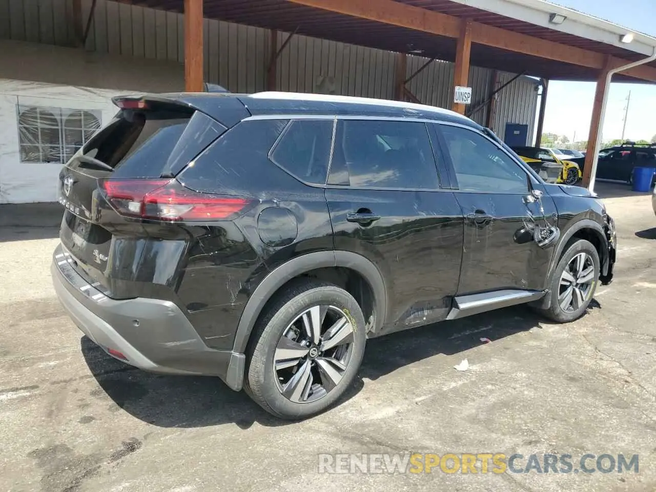 3 Photograph of a damaged car 5N1AT3CB1MC827015 NISSAN ROGUE 2021