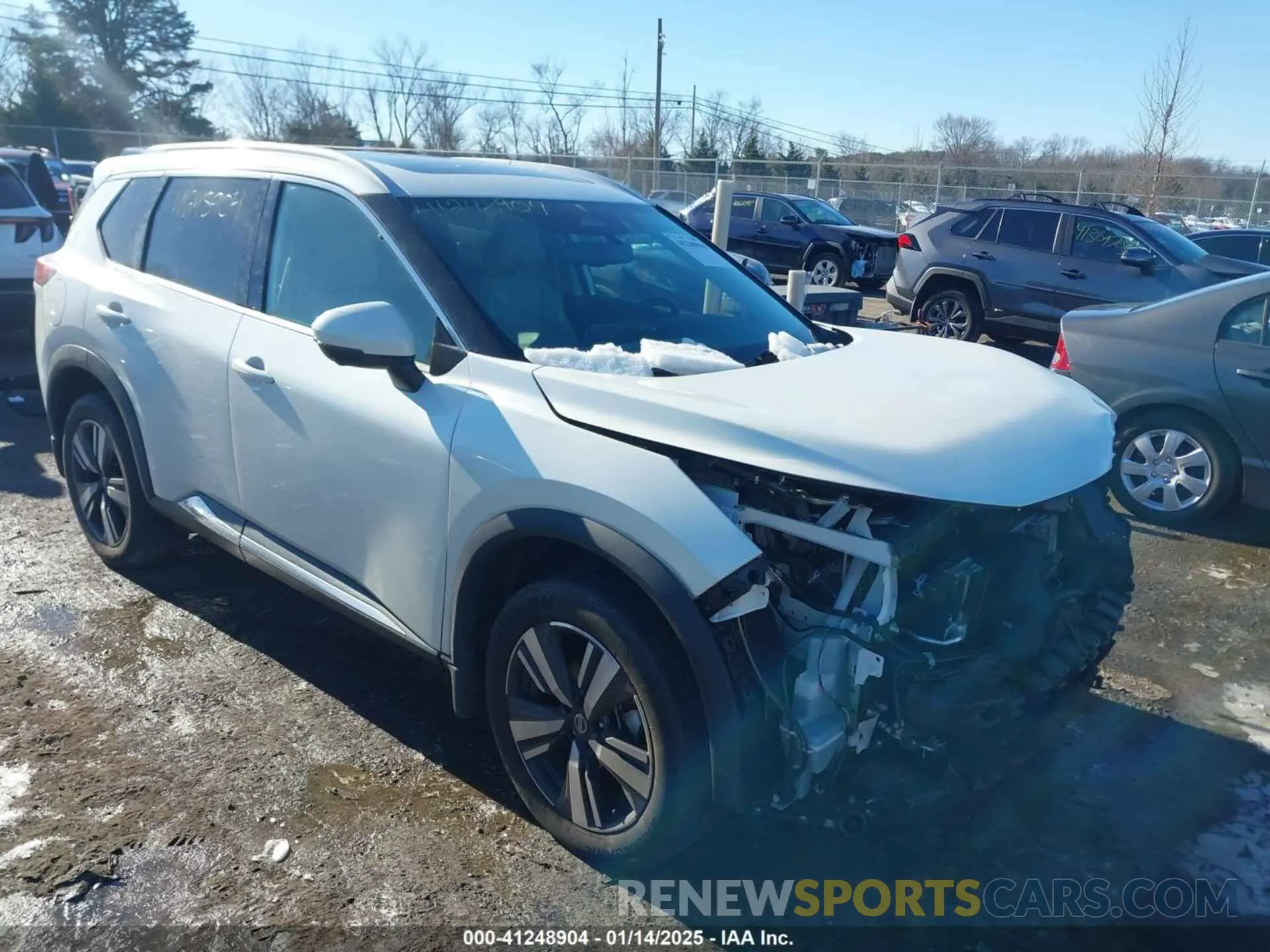 1 Photograph of a damaged car 5N1AT3CB2MC681109 NISSAN ROGUE 2021