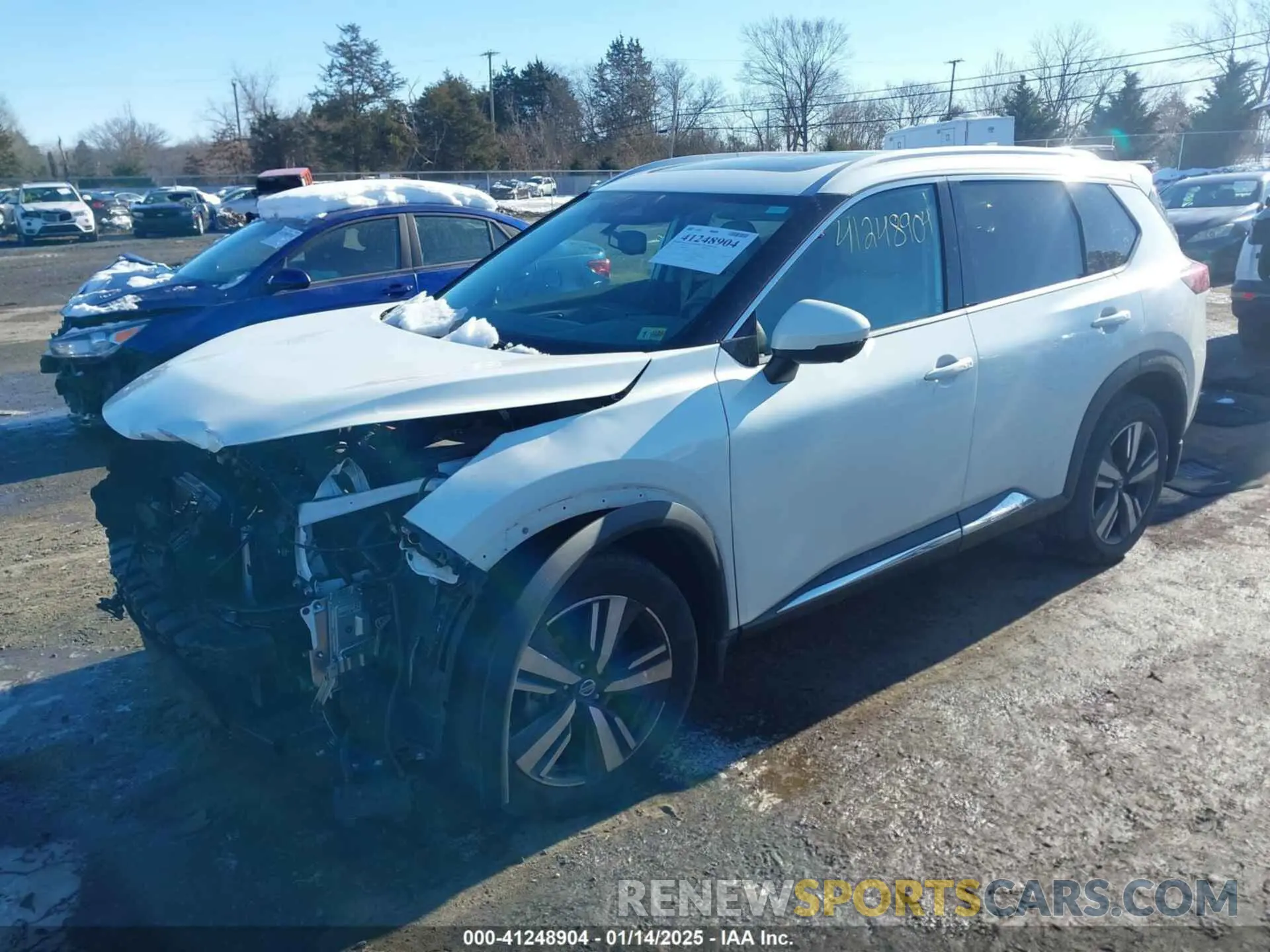 2 Photograph of a damaged car 5N1AT3CB2MC681109 NISSAN ROGUE 2021